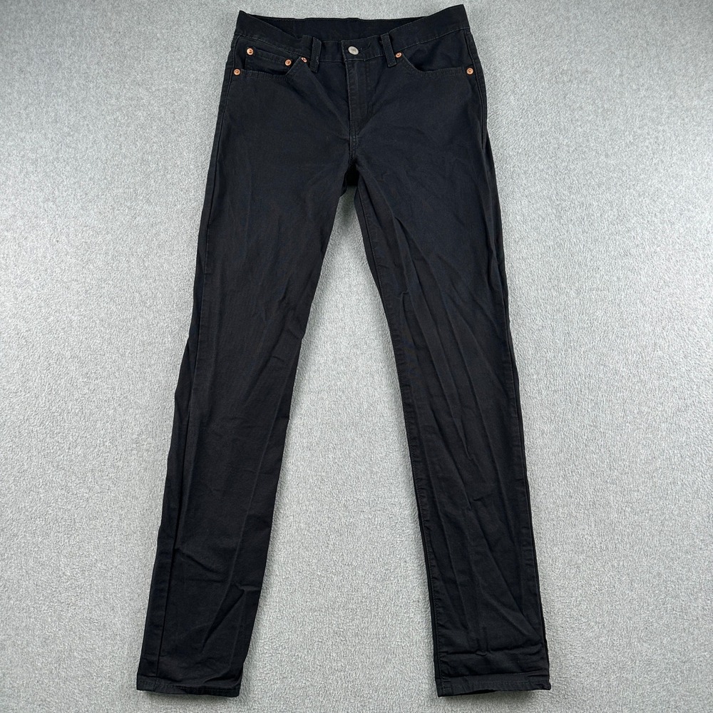 Levi's Pants Womens W27 L32 19887-1758 Black Stretch 511 Slim Fit